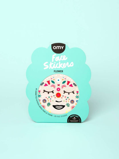 Flower Face Stickers