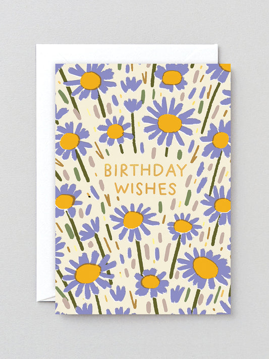 Flower Field Birthday Card