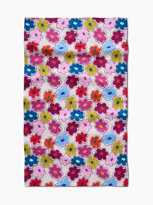 Flower Fling Tea Towel