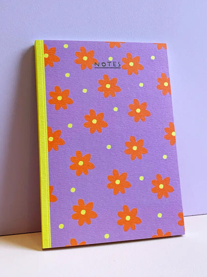 flower pattern notebook