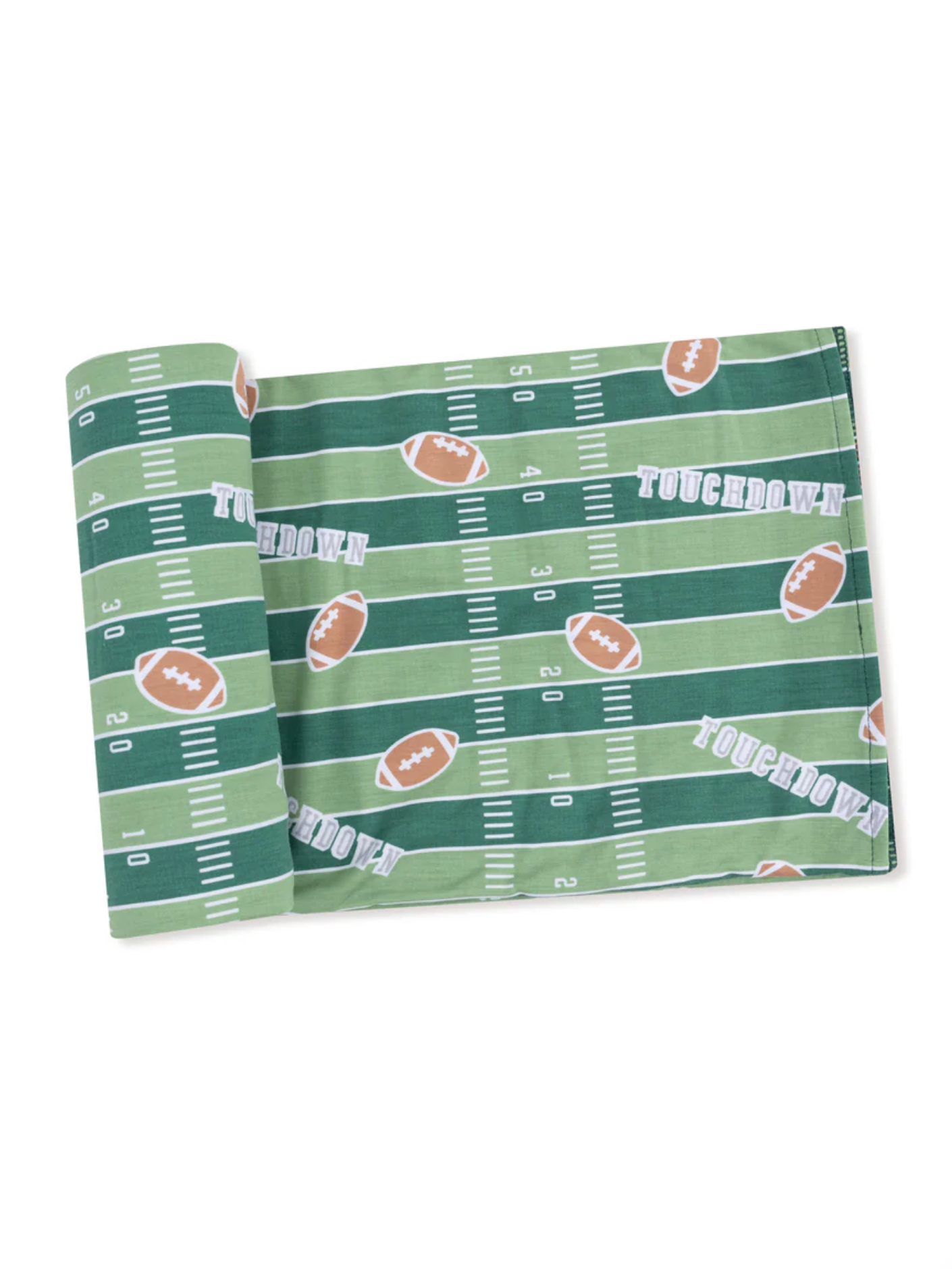 football field glow-in-the-dark swaddle