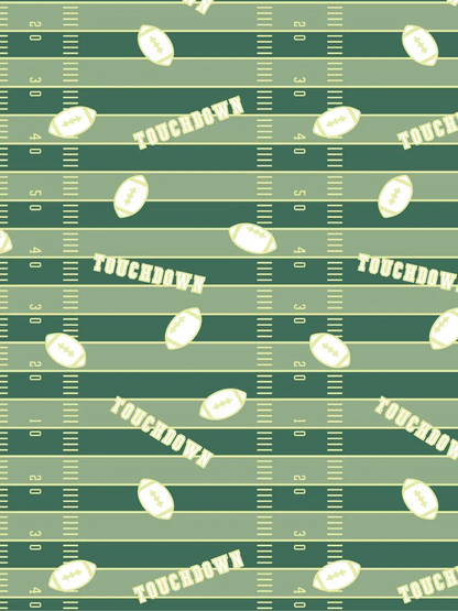 football field glow-in-the-dark swaddle