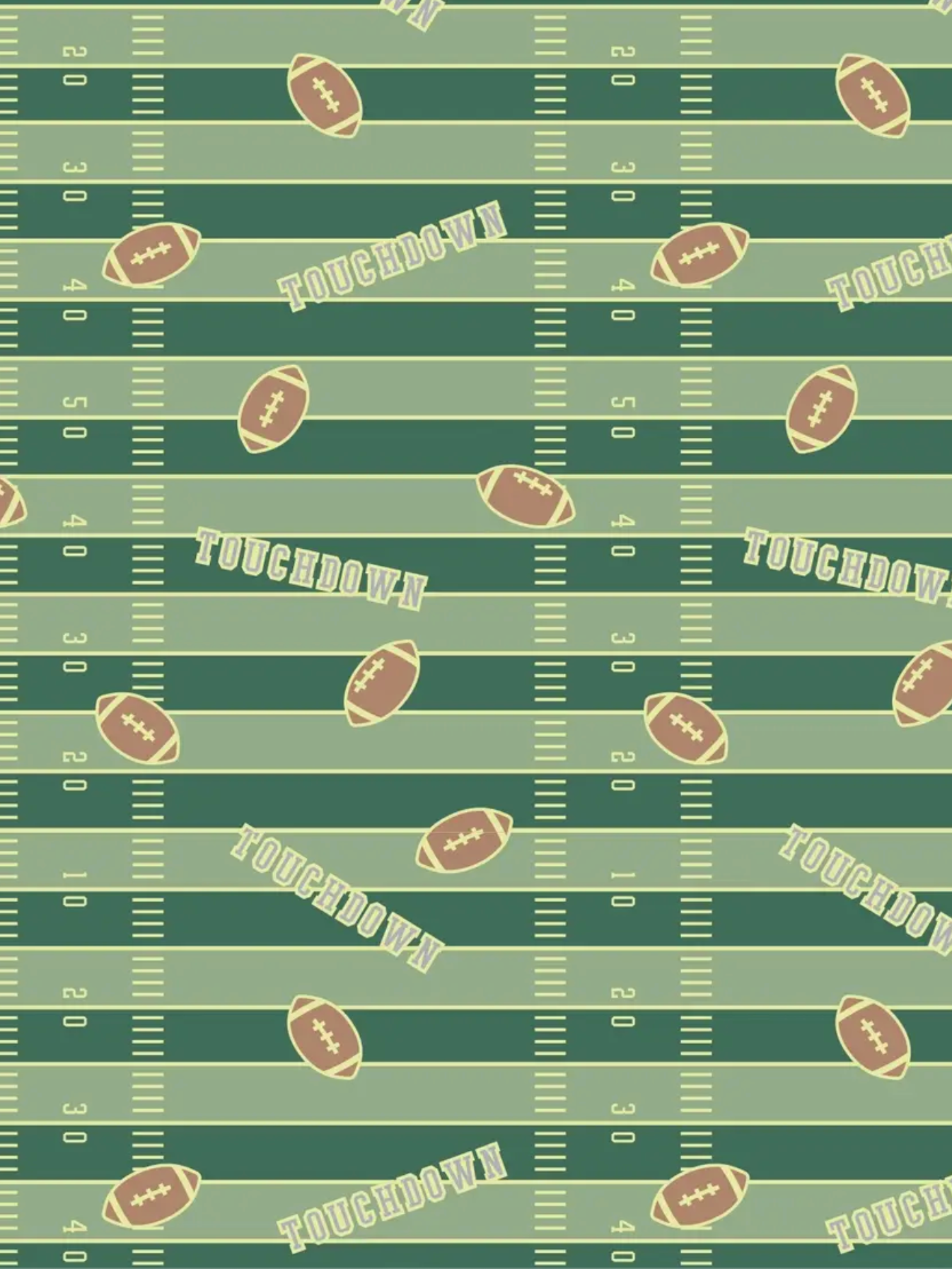football field glow-in-the-dark swaddle