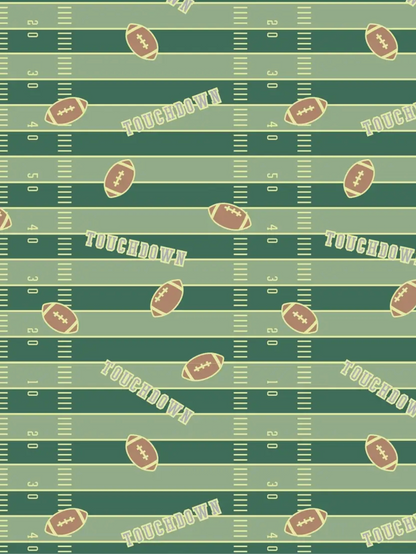 football field glow-in-the-dark swaddle