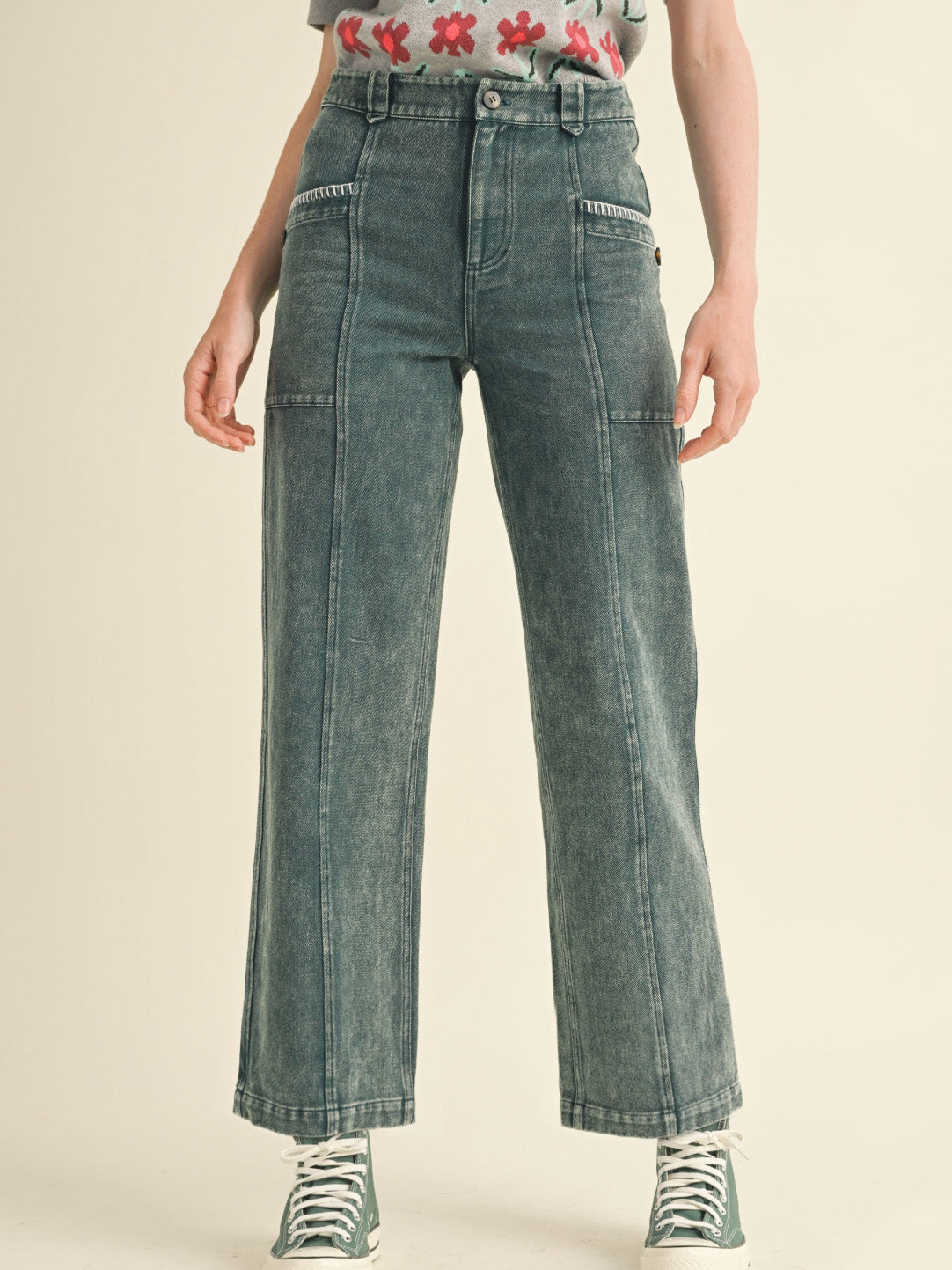 forest straight leg jeans