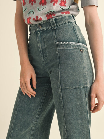 forest straight leg jeans