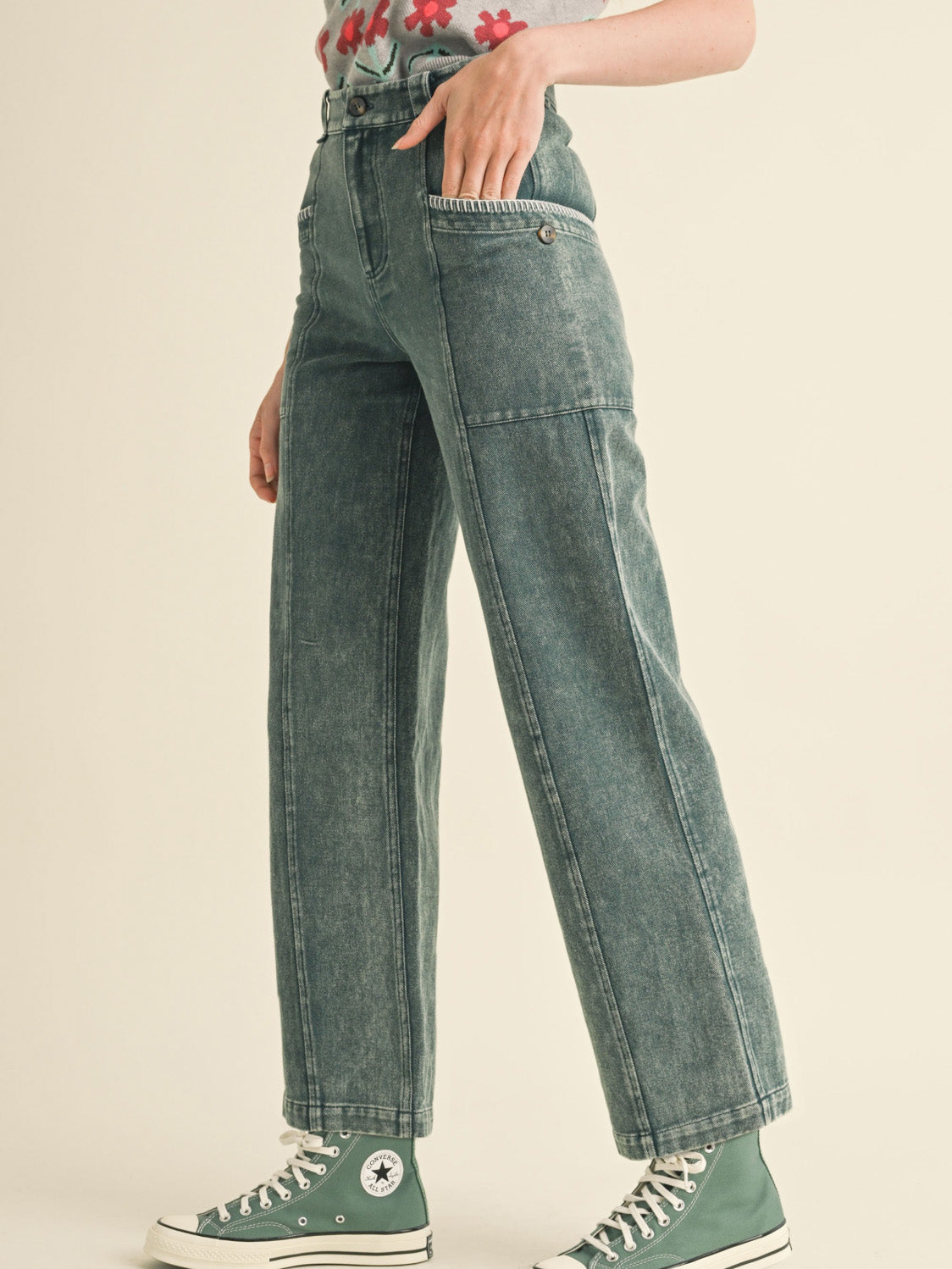 forest straight leg jeans