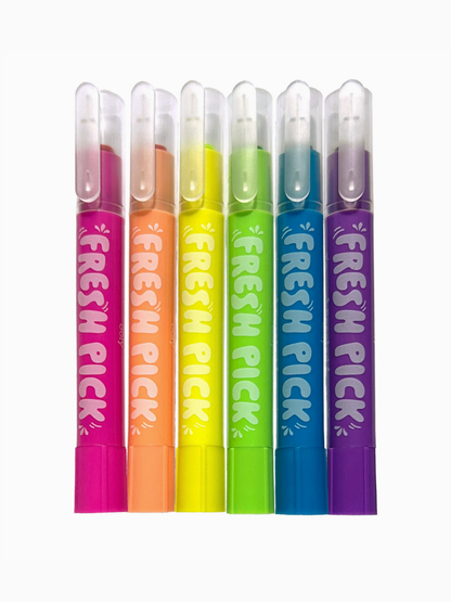fresh pick apple scented gel crayons