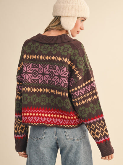 Freya Fair Isle Cardigan