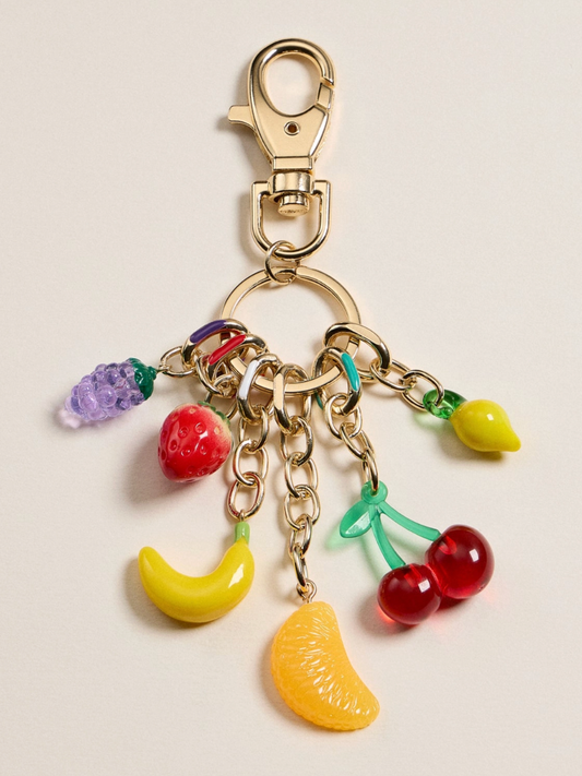 fruit bowl keychain