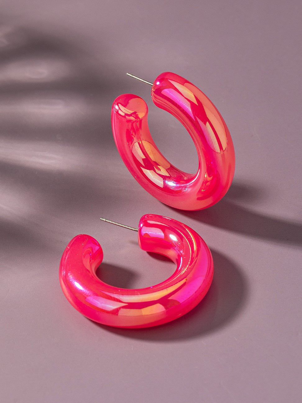 fuchsia chromatic hoops