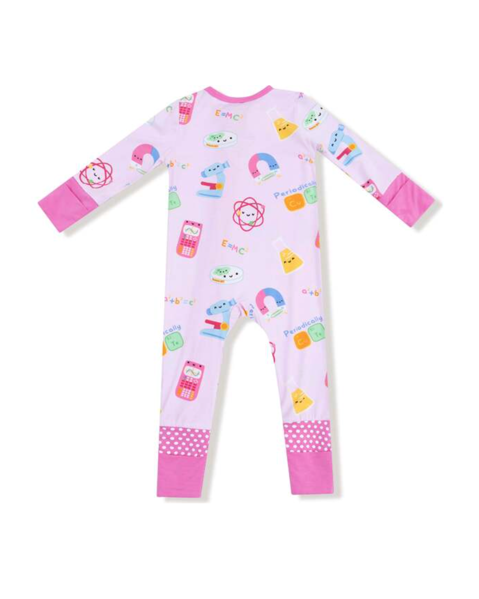 future scientist zipper romper