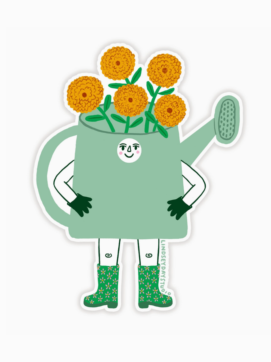 gardening friend sticker