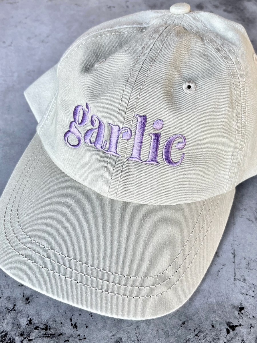 garlic baseball cap