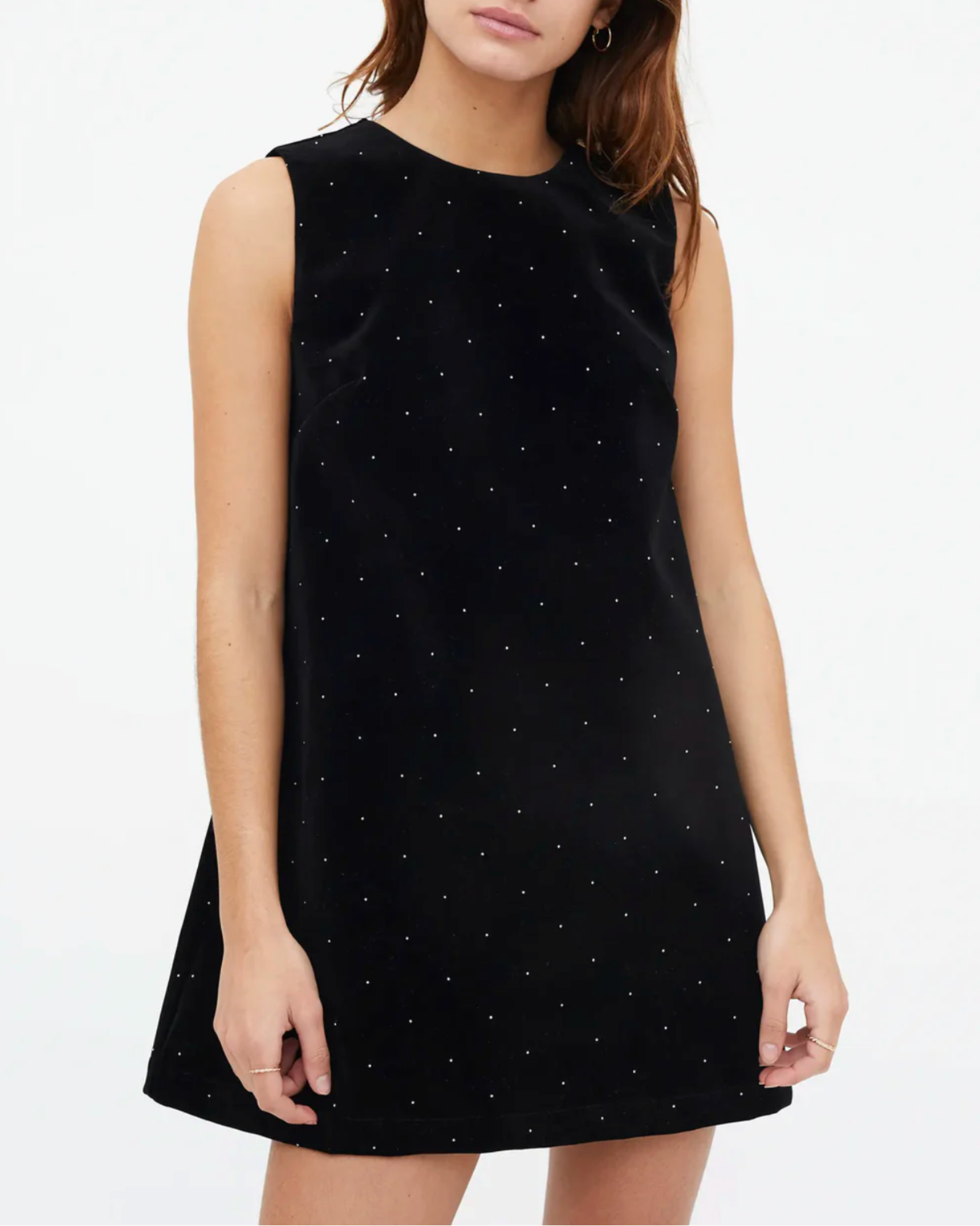 georgia velvet mini dress