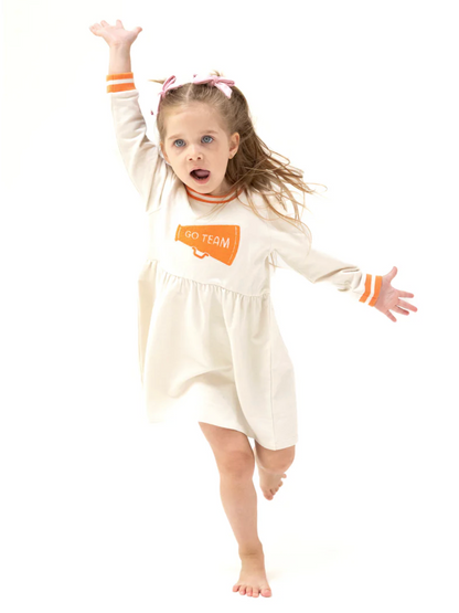 go team long sleeve dress