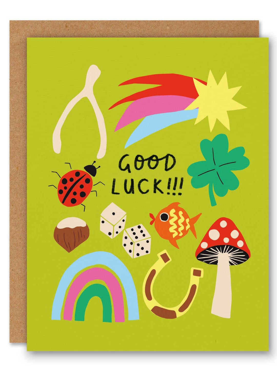 Good Luck Symbols Card