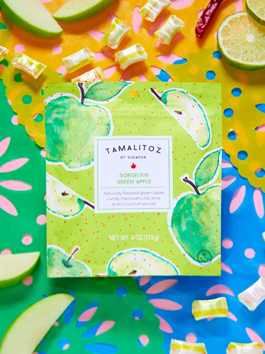 gorgeous green apple tamalitoz hard candy