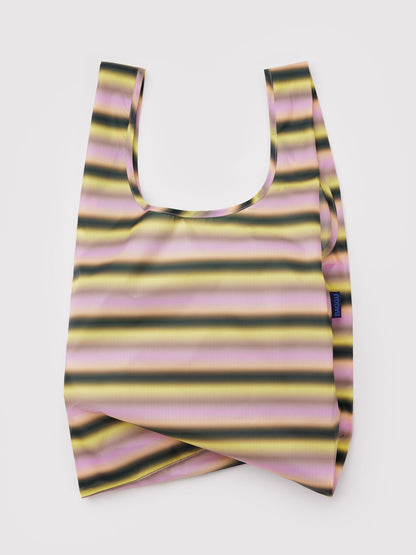 Pink & Yellow Gradient Stripe Standard Baggu