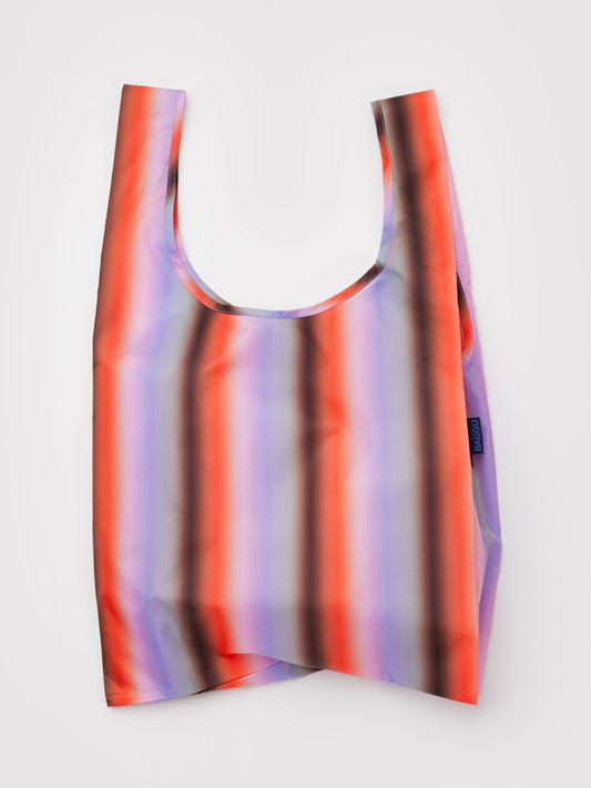Poppy & Lilac Gradient Stripe Standard Baggu