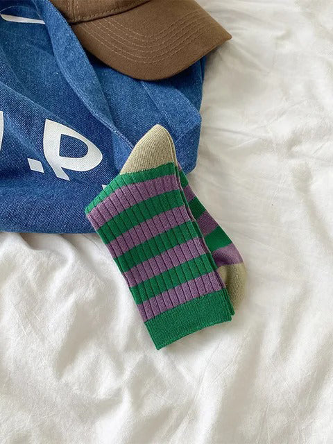 Grape Kira Socks