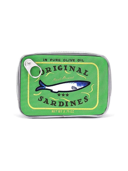 Green Sardines Can Pouch