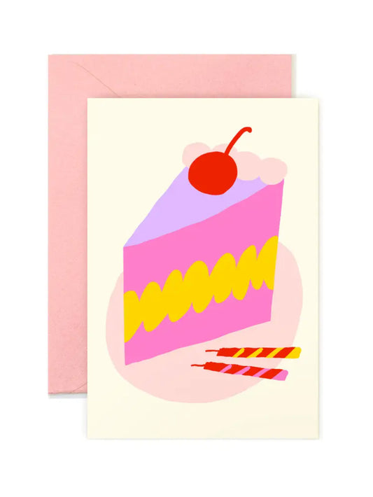 groovy cake mini card