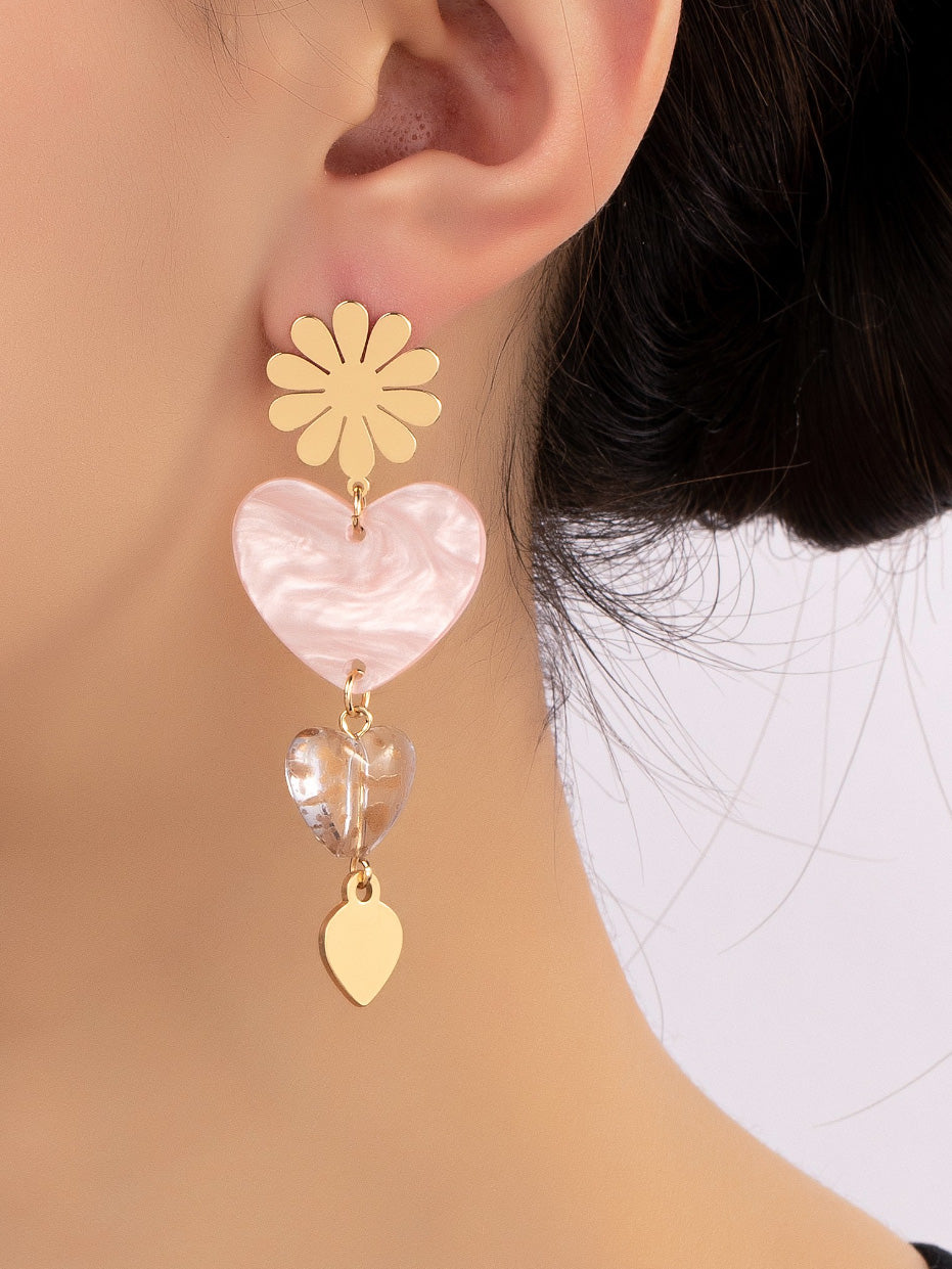 groovy love earrings