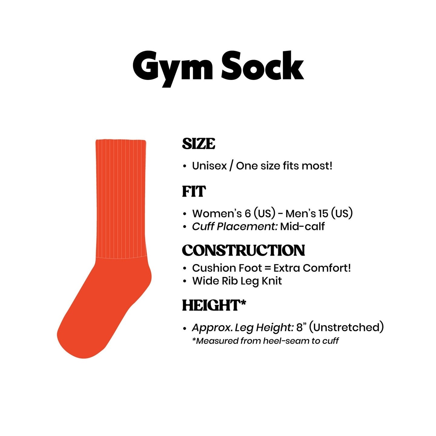I Heart Smut Gym Crew Socks