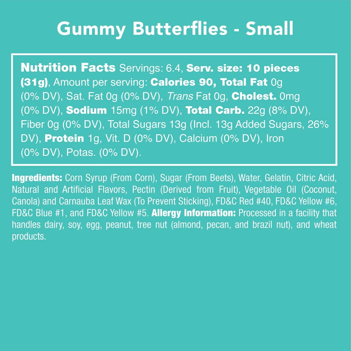 gummy butterflies