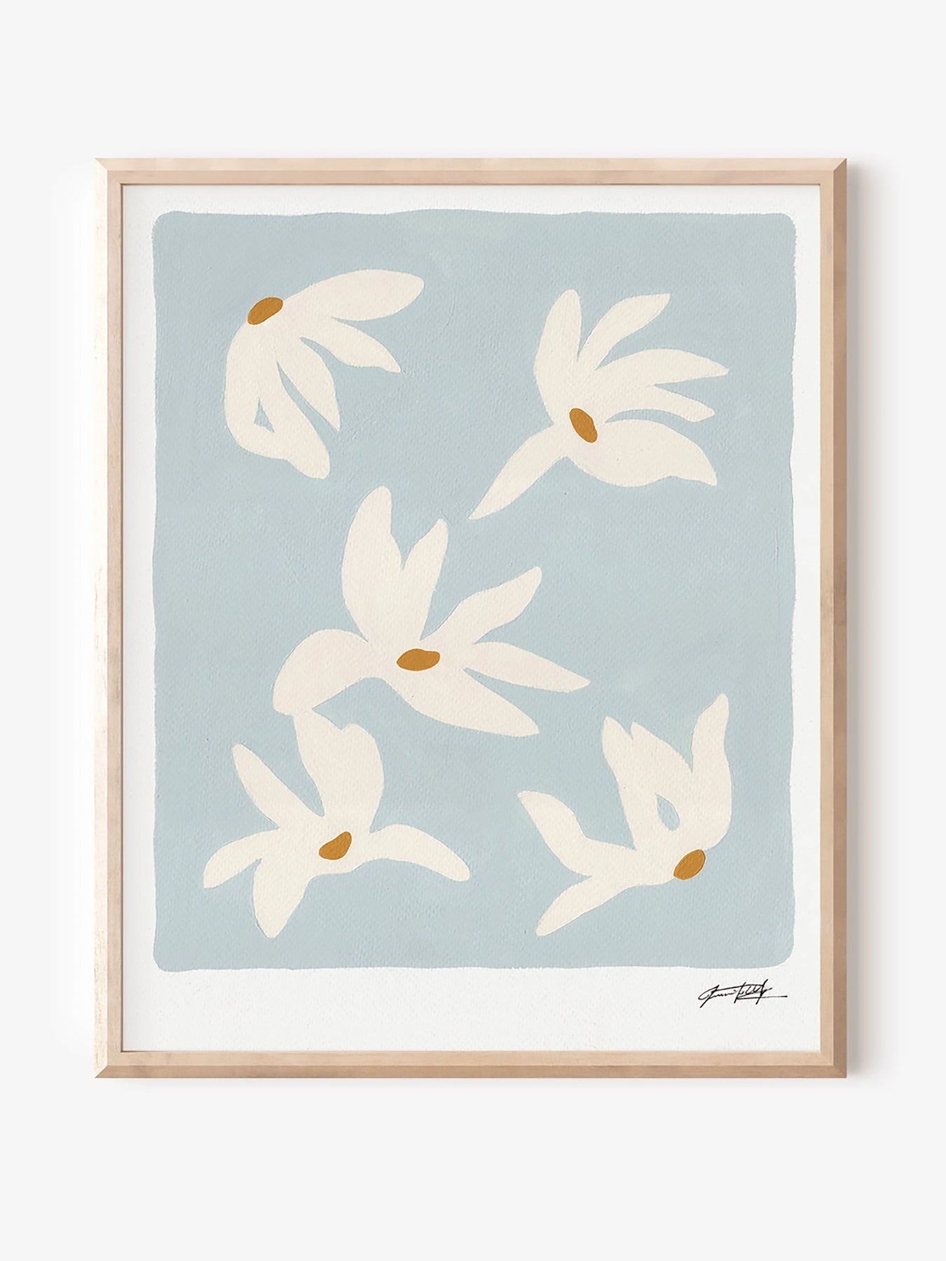 Abstract Daisies 8x10 Art Print
