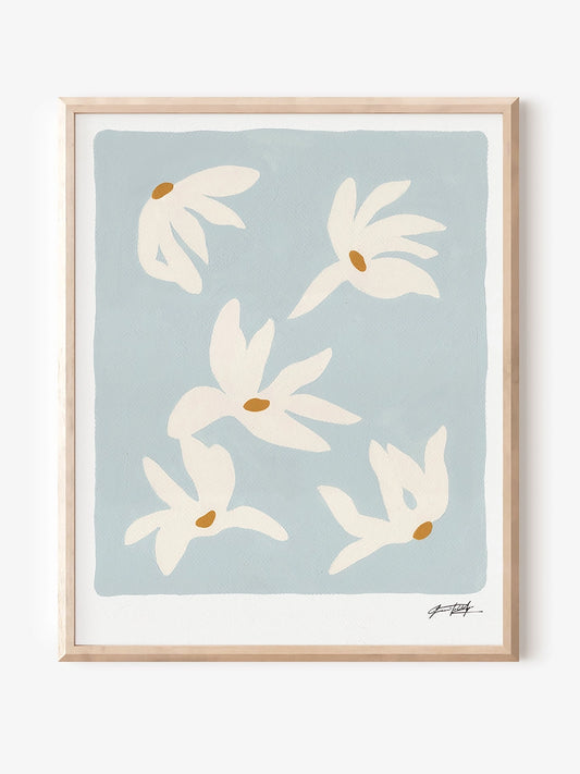 Abstract Daisies 8x10 Art Print