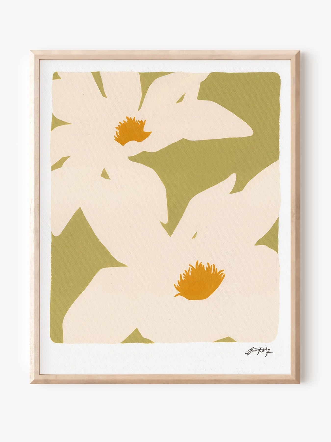 Abstract Floral 8x10 Art Print
