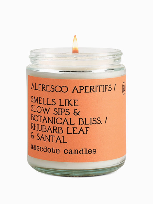 Alfresco Aperitifs (Rhubarb Leaf & Santal) Candle