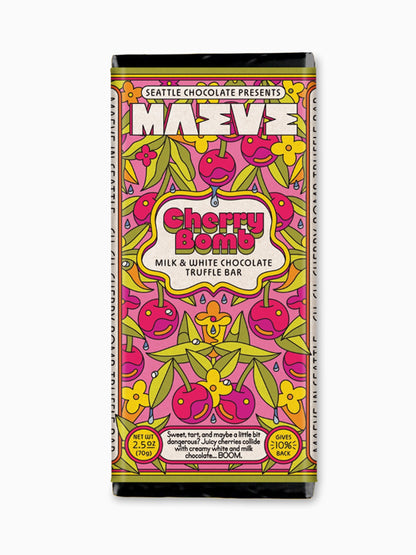 Cherry Bomb Truffle Bar