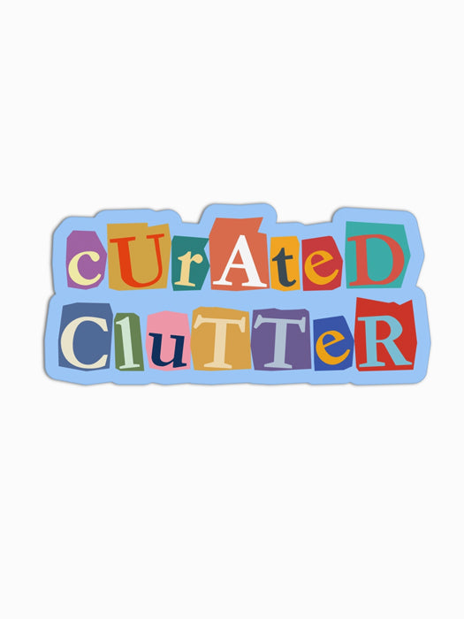 Curated Clutter Sticker
