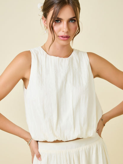 Cloud Crinkle Top