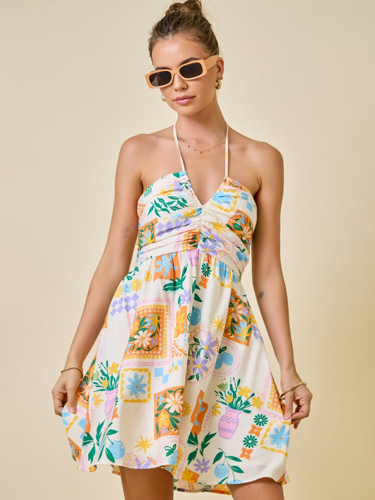 Getaway Halter Dress