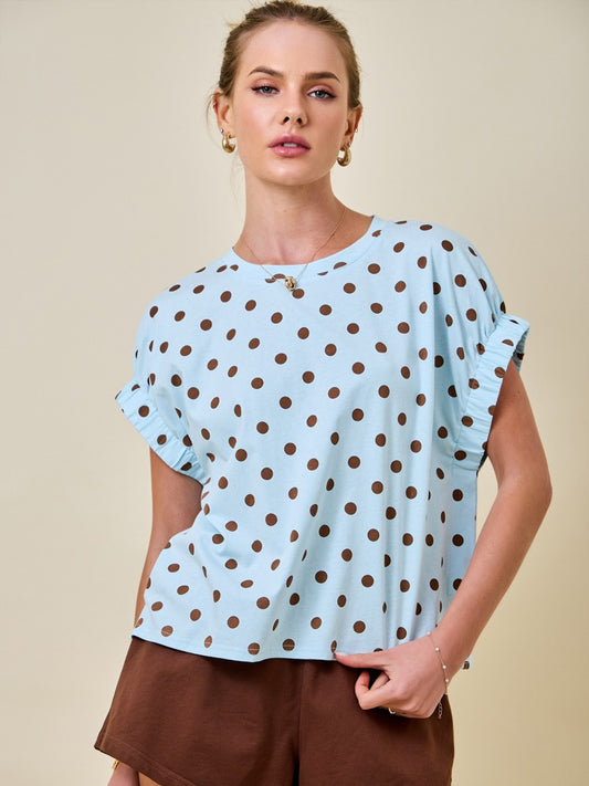 Lena Polka Dot Top