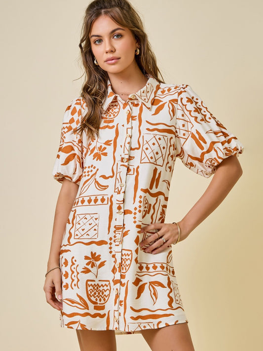 Painted Vacation Dress