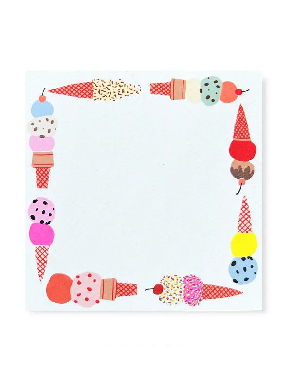 Ice Cream Square Notes
