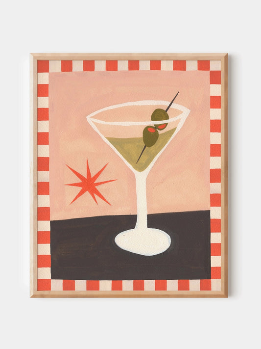 Martini Star 8x10 Art Print
