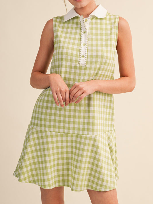 Georgia Gingham Mini Dress