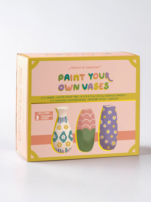 Paint Your Own Vase Kit—DIY Ceramic Vase Painting Set