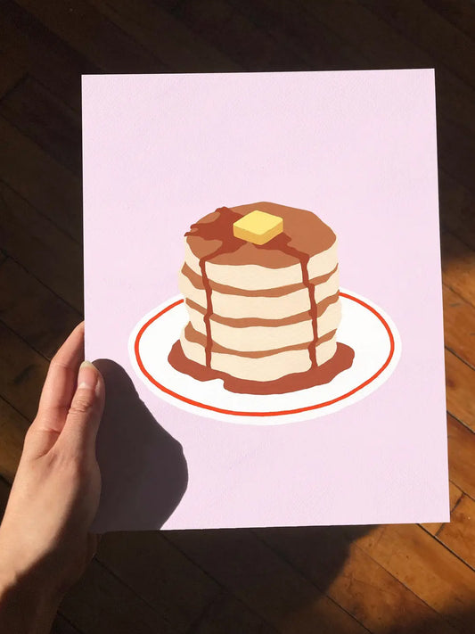 Stack of Pancakes 8x10 Art Print