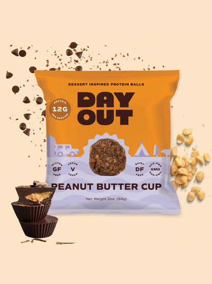 Peanut Butter Cup Protein Balls