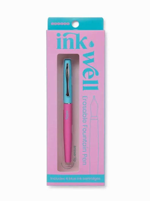 Pink + Blue Erasable Fountain Pen