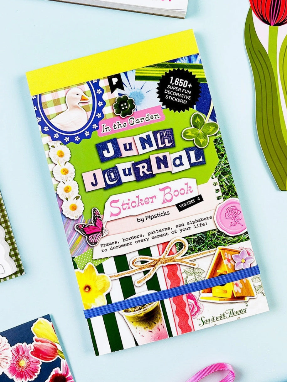 In the Garden Junk Journal Sticker Book