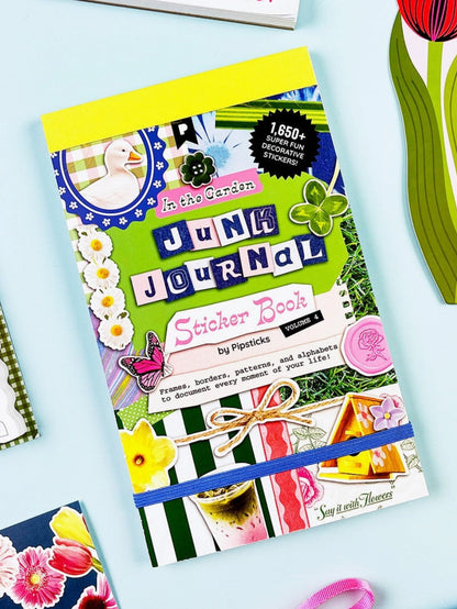 In the Garden Junk Journal Sticker Book