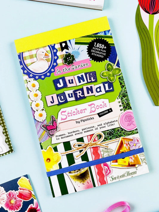 In the Garden Junk Journal Sticker Book